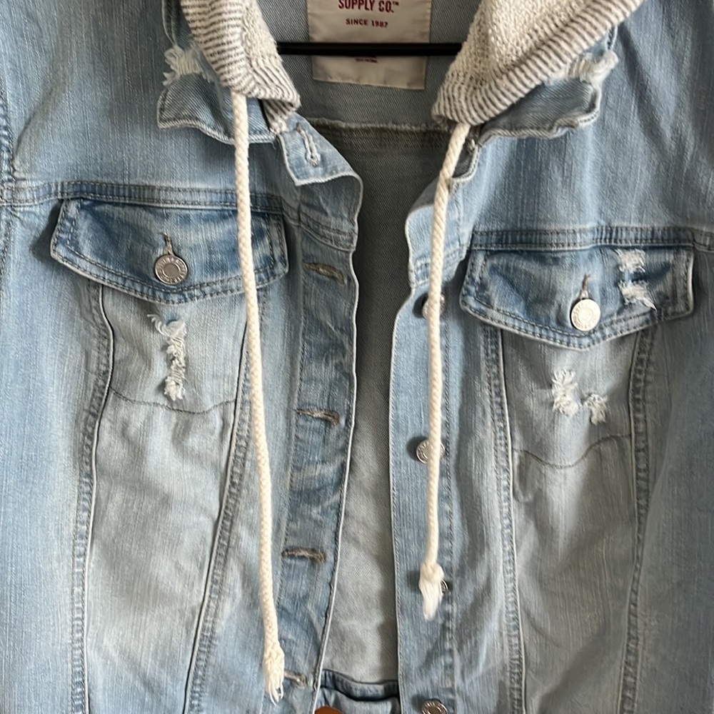 Mossimo Jean/Sweatshirt Jacket - Picture 2 of 10